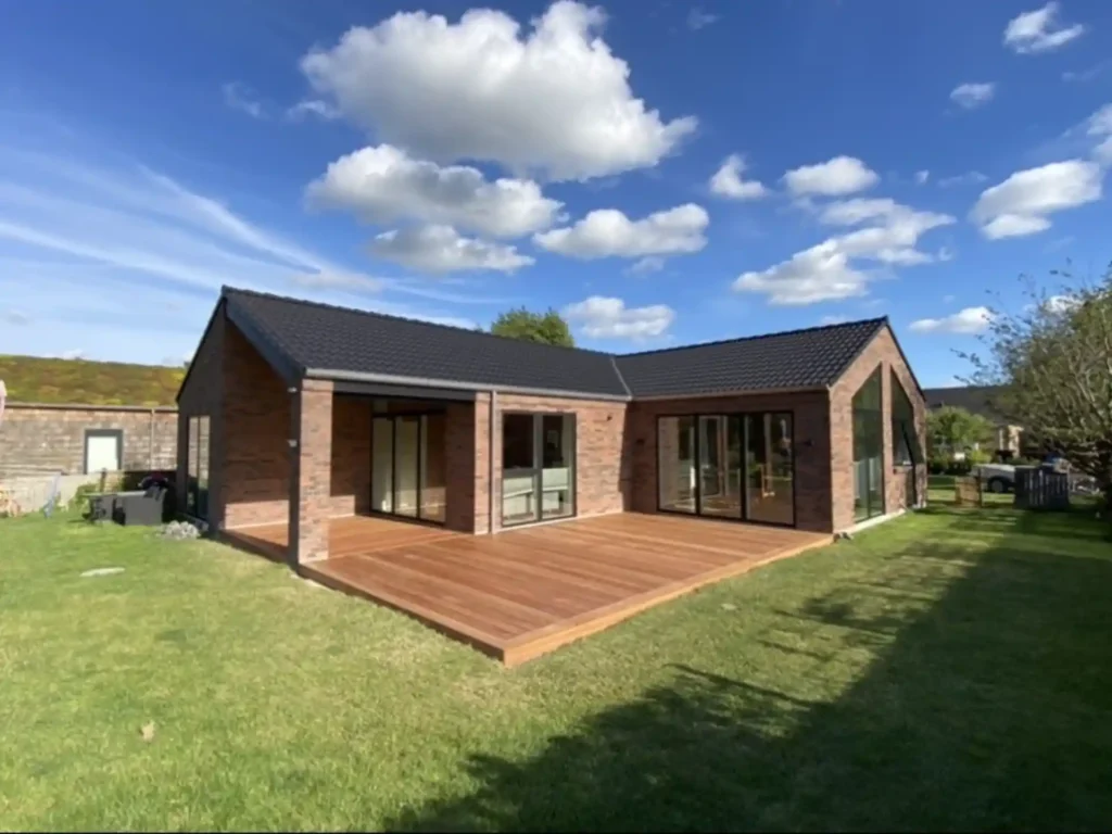 Ny træterrasse til hus
