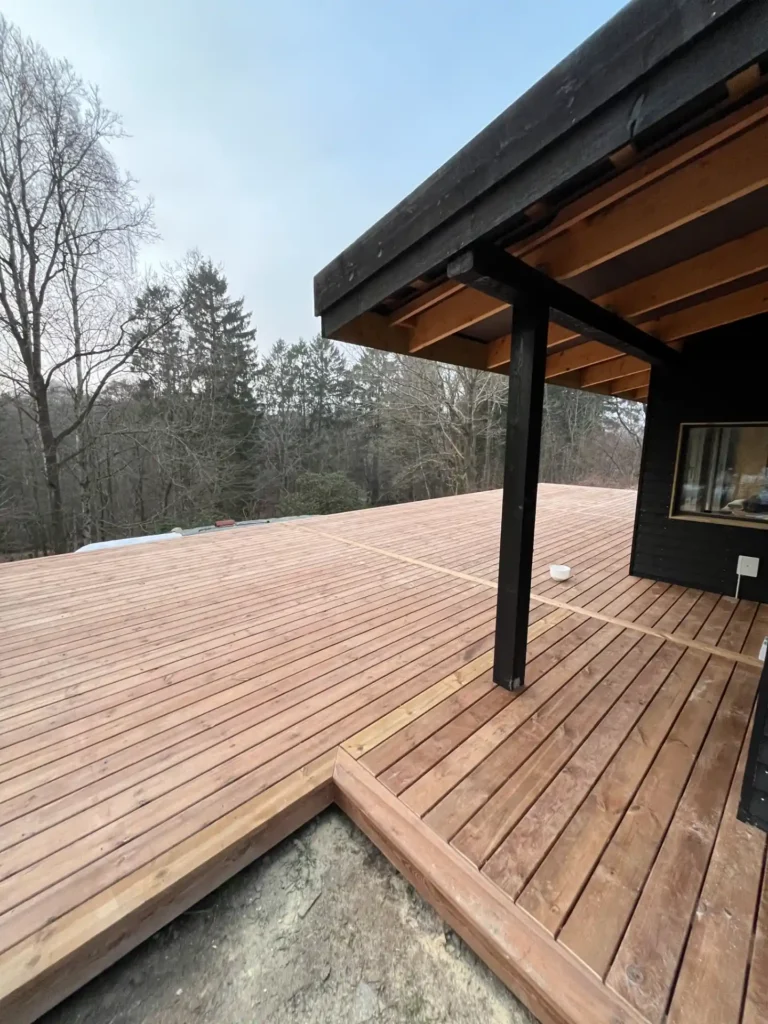 sommerhus træterrasse